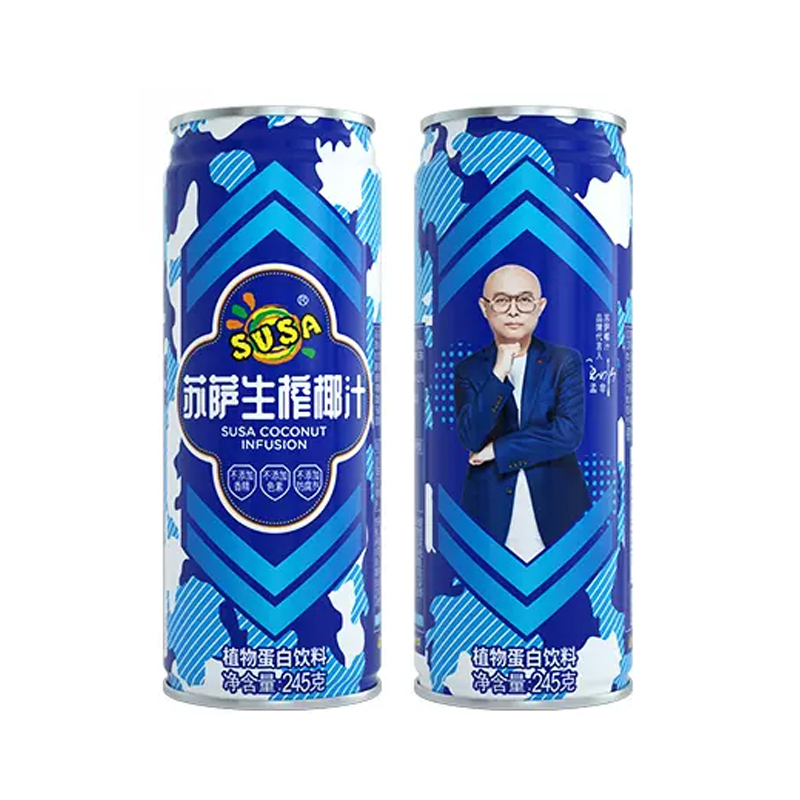 苏萨SUSA 生榨椰子汁 椰奶 六连包椰汁 245ml*6罐体验装