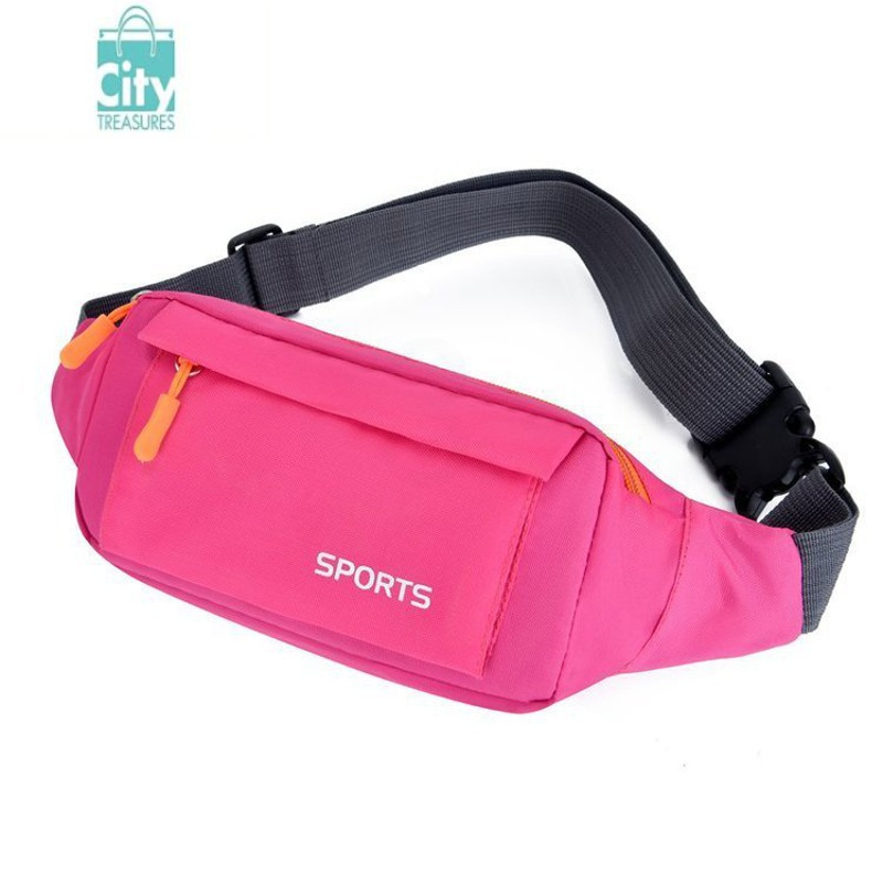 bangdou户外运动跑步腰包男女多大容量斜挎包时尚潮流防水手机腰包
