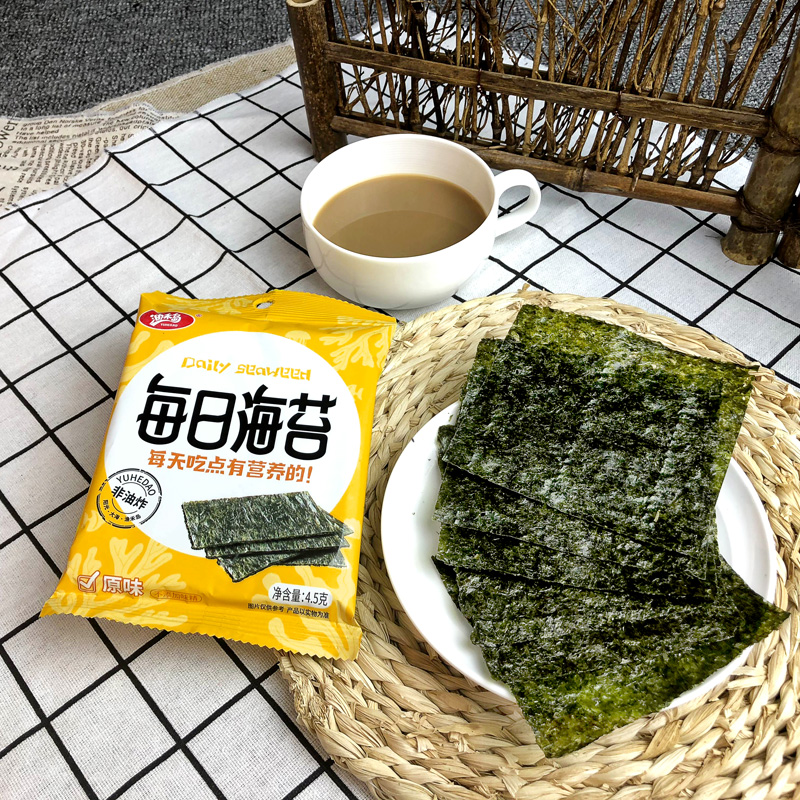 渔禾岛每日海苔非油炸原味大片即食烤紫菜休闲中秋过节精装礼盒装图片 高清实拍大图 苏宁易购 渔禾岛每日海苔非油炸原味大片即食烤紫菜休闲中秋过节精装礼盒装图片 高清实拍大图 苏宁易购