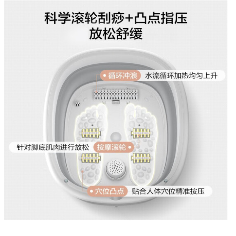 美的(Midea) MK-AJ0101 足浴盆 折叠支撑款 (单位:个)高清大图
