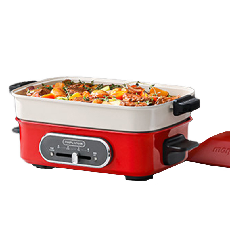 摩飞电器(MORPHY RICHARDS) 家用多功能锅英石红2.5L MR9088