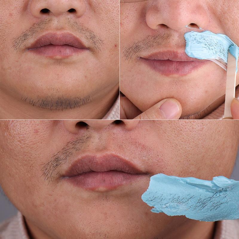 bluezoo脱毛蜜蜡豆蜜蜡脱毛膏胡子脱毛膏神器脱腋下比基尼腿手脚