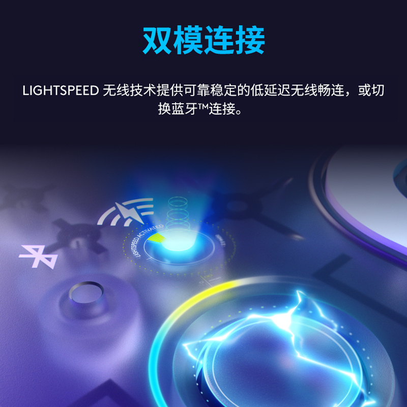 罗技(Logitech) G309 随行者 无线游戏鼠标 电竞鼠标绝地求生LOL吃鸡FPS瓦 混合微动 双模连接白色