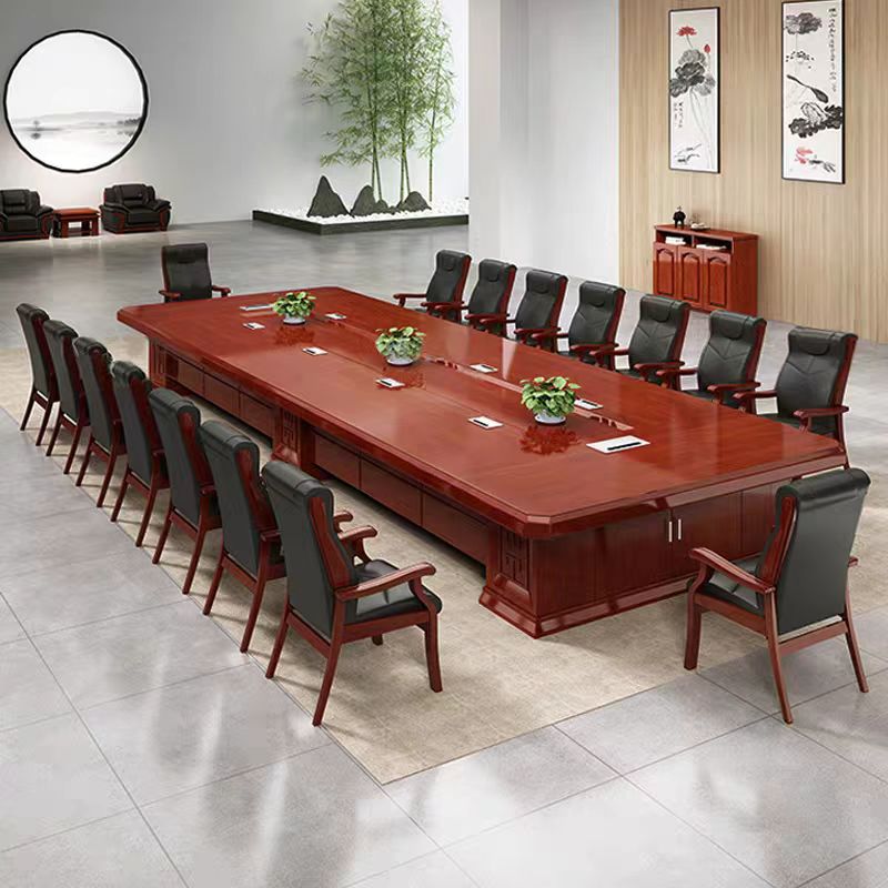 振雅 3.5米会议桌 by-3500 红色