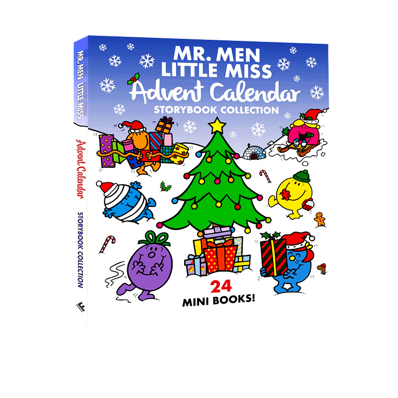 [正版]英文原版 奇先生妙小姐倒数日历 24册 圣诞节新年节日礼品故事书 Mr Men & Little Miss A高清大图