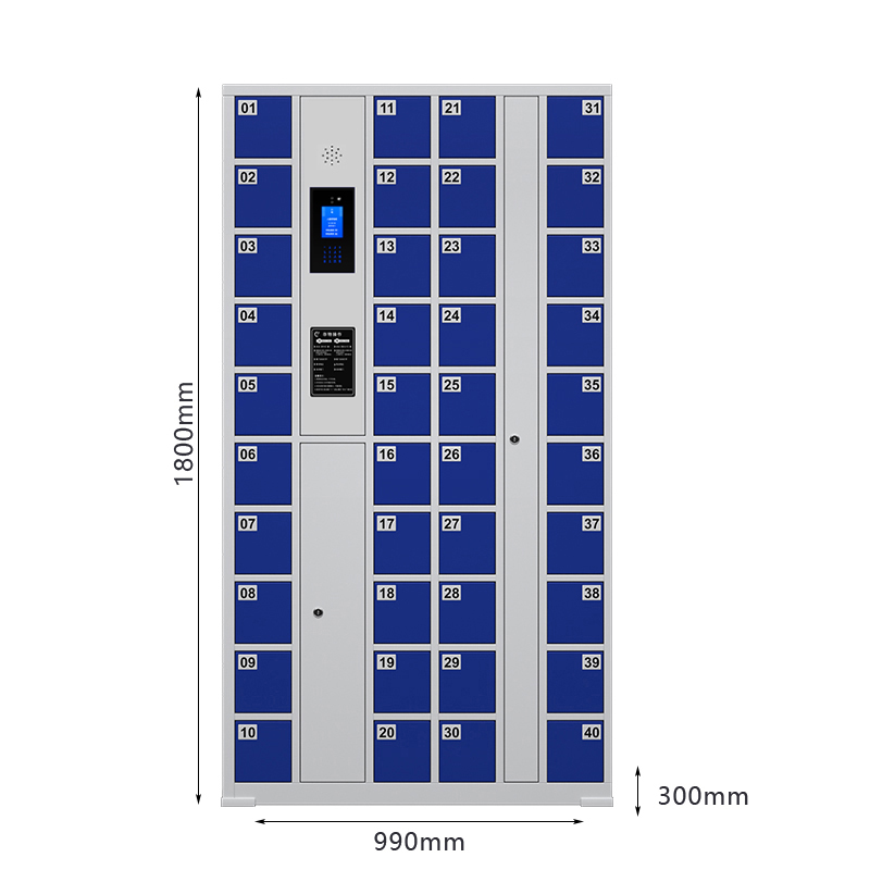 臻远 ZY-SJGB-22 智能手机柜电子设备寄存柜储物柜 40门人脸识别款高清大图