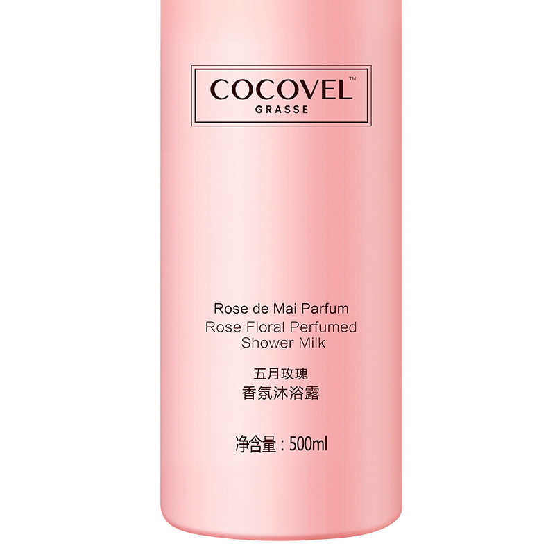 蔻露薇COCOVEL 五月玫瑰正品家庭装香水沐浴乳滋润保湿补水 持久留 沐浴露 500ml
