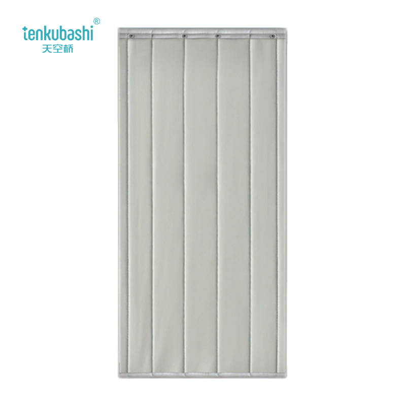 天空桥 棉门帘 MML-97银灰色无窗口六层棉 平方米高清大图