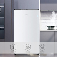 海尔(Haier)BC-93TMPF 93升1级能效单门家用节能静音小型租房宿舍厨房电冰箱 冷柜 冰柜 迷你小冰箱