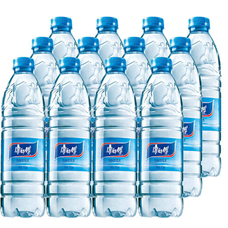 康师傅矿泉水包装饮用水550ml12瓶整箱