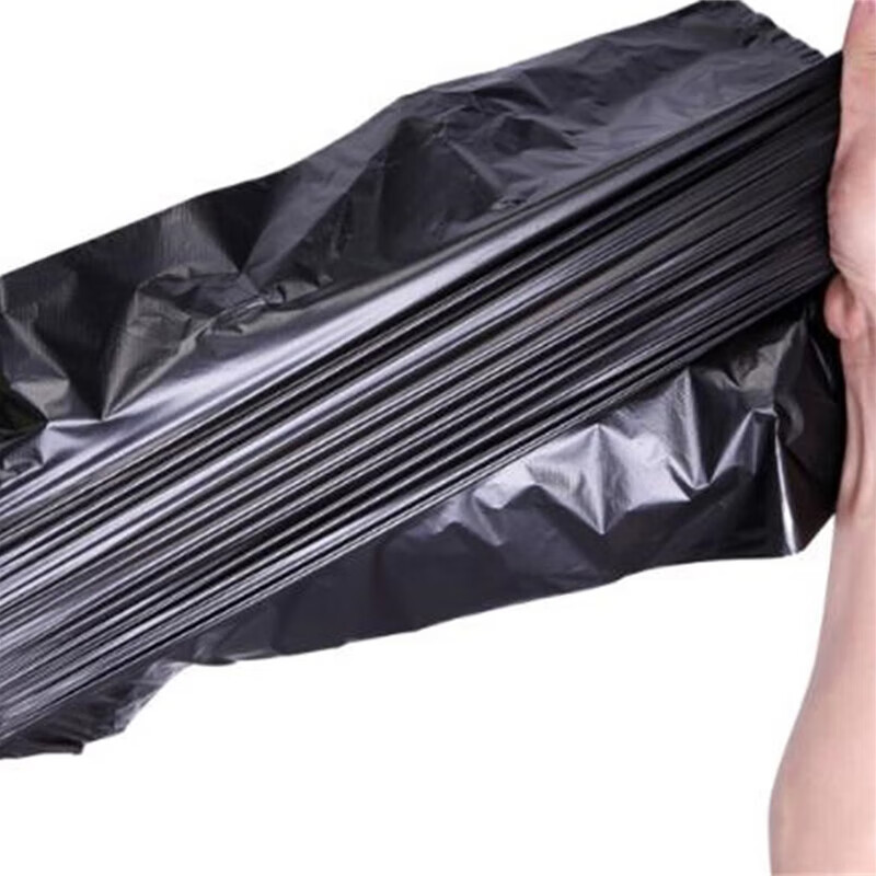 科力普 COLIPU 加厚型垃圾袋 平口式 90cm*100cm 2s (黑色) 10只/包 50包/箱(计价单位:包)高清大图