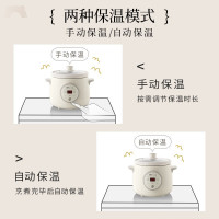 小熊(Bear)电炖锅 电炖盅 煮粥神器煲汤锅炖汤锅 婴儿煮粥锅熬粥燕窝炖盅DDG-E15K2