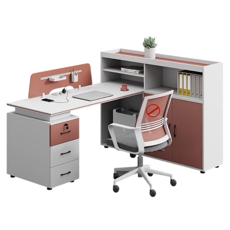 铭思达屏风办公桌高清大图