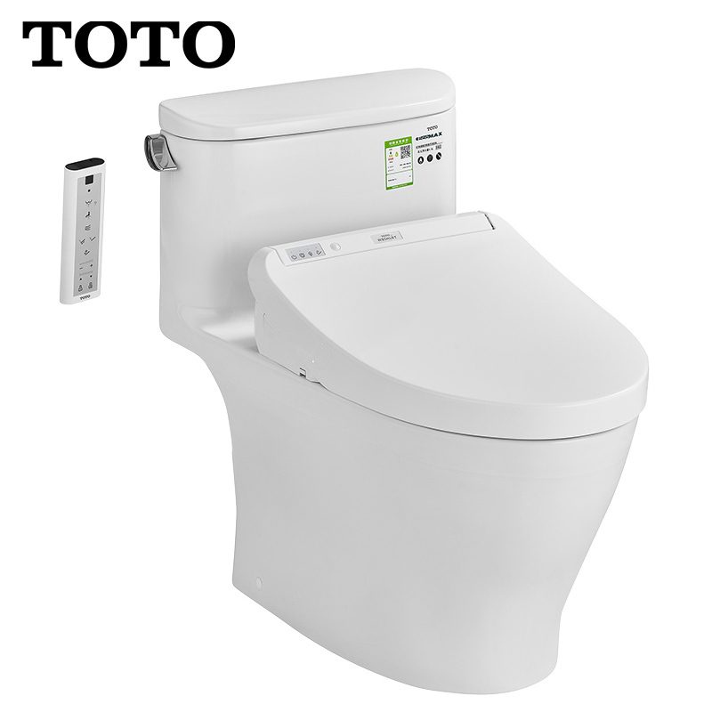 TOTO家用即热式智能马桶抗菌除臭卫洗丽电动坐便器CW887REBT+460(02)