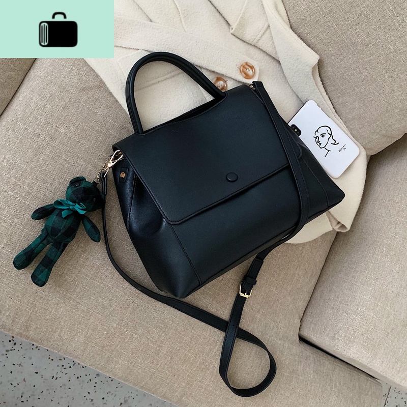 网红女士包包2020流行新款潮韩版百搭斜挎包单肩包简约时尚手提包NEWLAKE高清大图