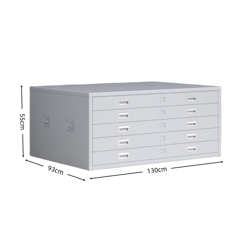 智叶舟图纸收纳柜五抽130*93*55cm台高清大图