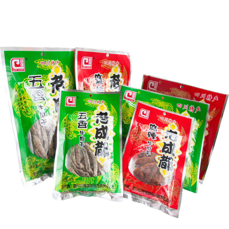 川辣妹超强五香味牛肉干40G