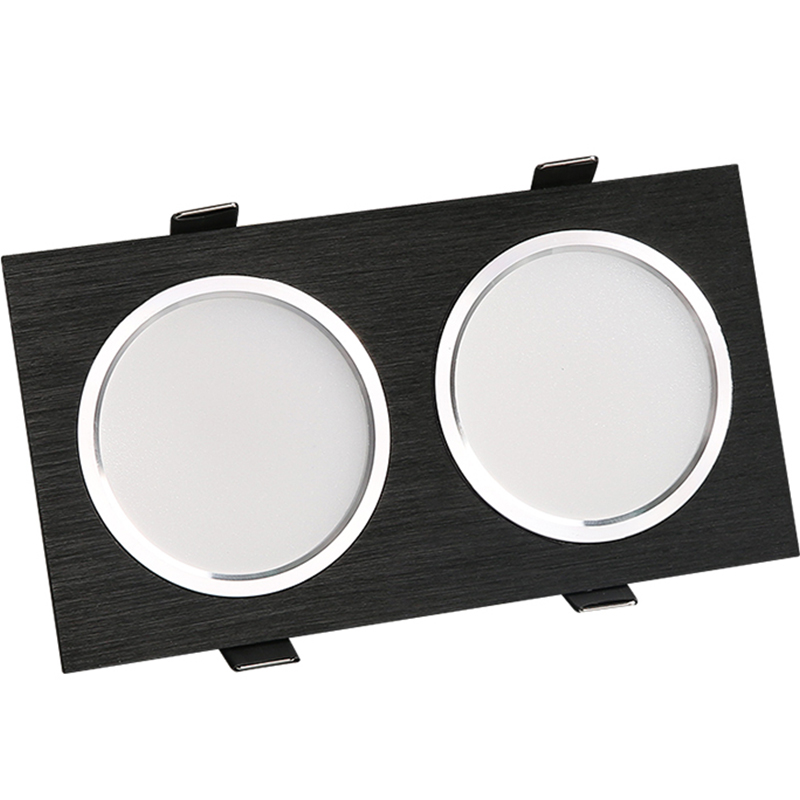 荣的led荣的双头高光防爆地坑灯格栅灯120mm*250mm 黑色24w /个参数配