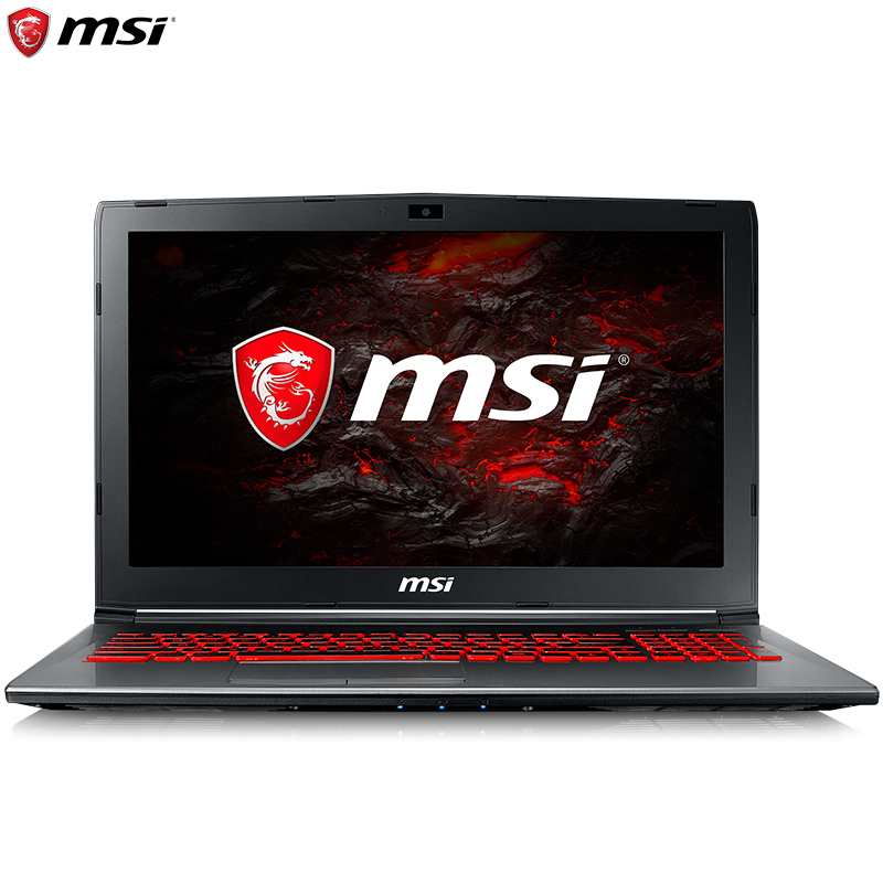 微星(MSI)GL63-417 15.6英寸游戏本学生笔记本电脑(I7-8750H 8GB 128GB+1TB GTX1060 6GB 赛睿红色背光键盘)