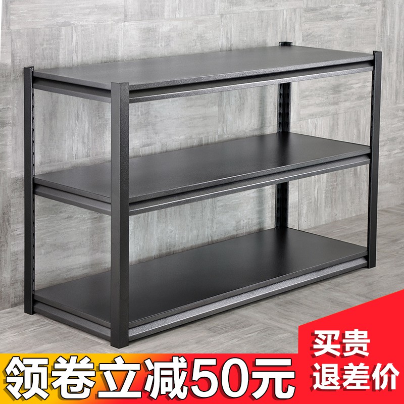厨房置物架多层落地式子收纳储物锅架碳钢三层烤箱货架收纳层架 三维工匠高清大图