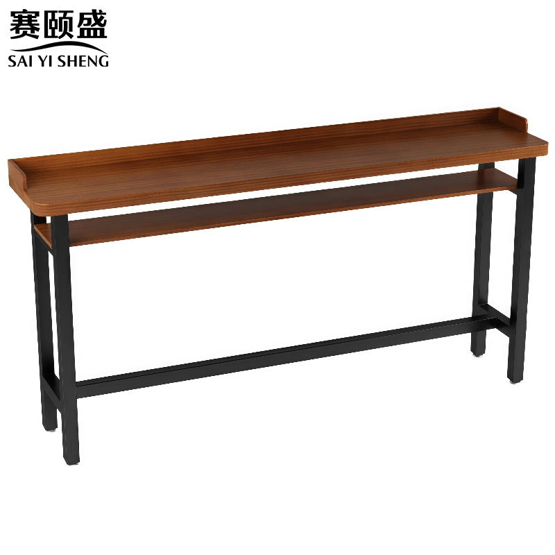 赛颐盛 木质双层吧台桌1600*400*1050mm 张/把