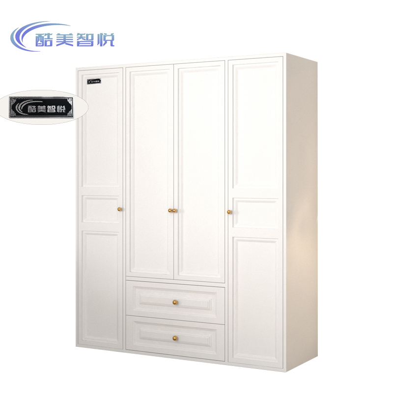 酷美智悦 钢制四门衣柜1600*550*2000mm+抽屉 KM-JZ422 个高清大图