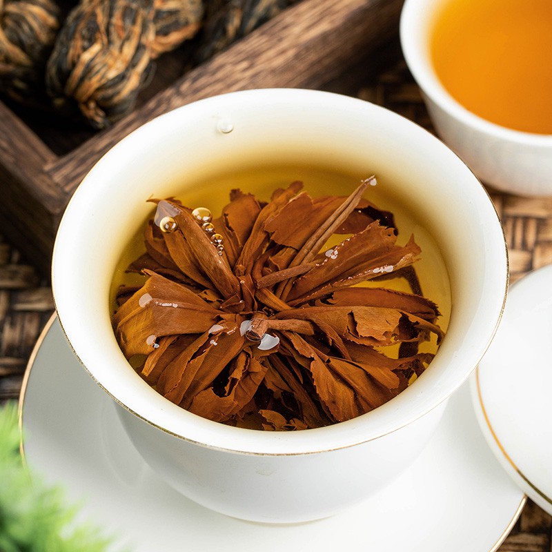 花家盛世滇红宝塔健康养生原叶茶高清大图