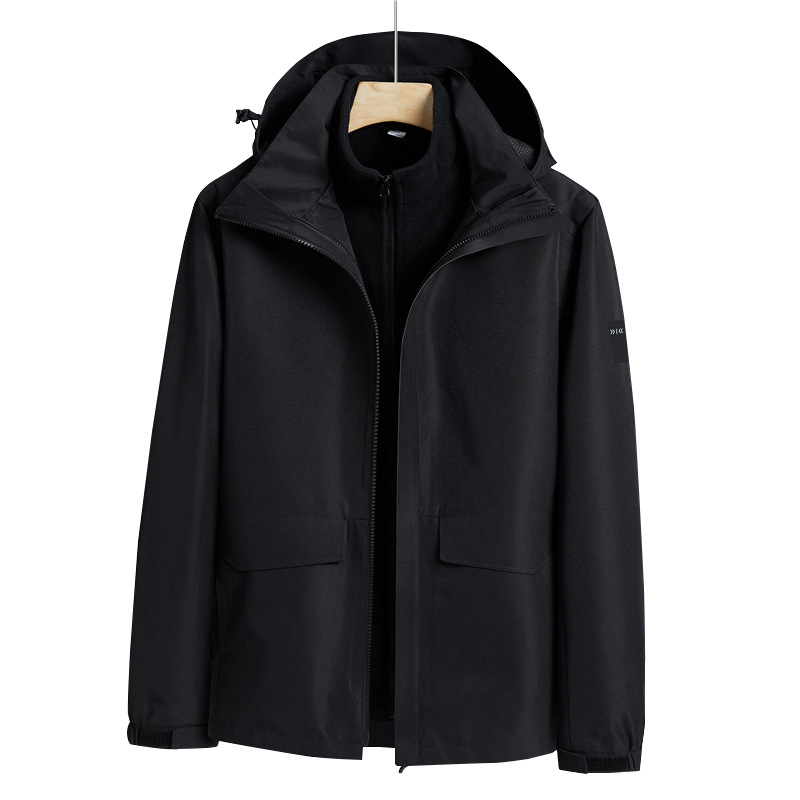 浩博时代 男士三合一冲锋衣两件套装 多色可选 L-5XL 件高清大图