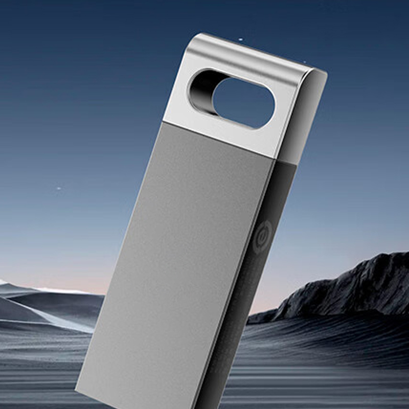 岁咖高速U盘烟云灰8GB大容量便携数据存储专家