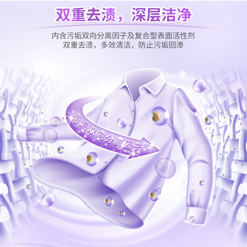 好爸爸天然薰香皂粉1.208kg*2袋持久薰香护色护手护衣深层洁净高清大图