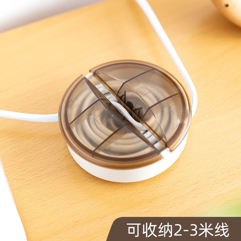 绕线器理线器创意收纳整理手转电线收纳盒电线线豆绿色一个装>800_800