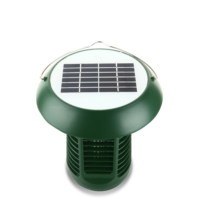 户外灭蚊照明两用太阳能灭蚊灯绿色