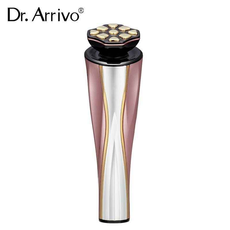 Dr.arrivo美容仪二代魅影第2代家用射频脉冲仪器提拉紧致导入眼部脸嫩肤 [七夕礼物送女友]玫瑰粉