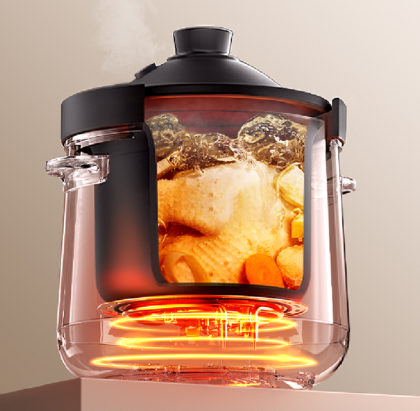 苏泊尔SUPOR 4L大容量微电脑电炖锅DG45YC87预约煮粥单胆设计适合家庭使用高清大图