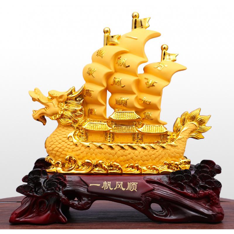 美帮汇大号一帆风顺帆船工艺品公司办公室店铺开业礼品客厅摆件高清大图