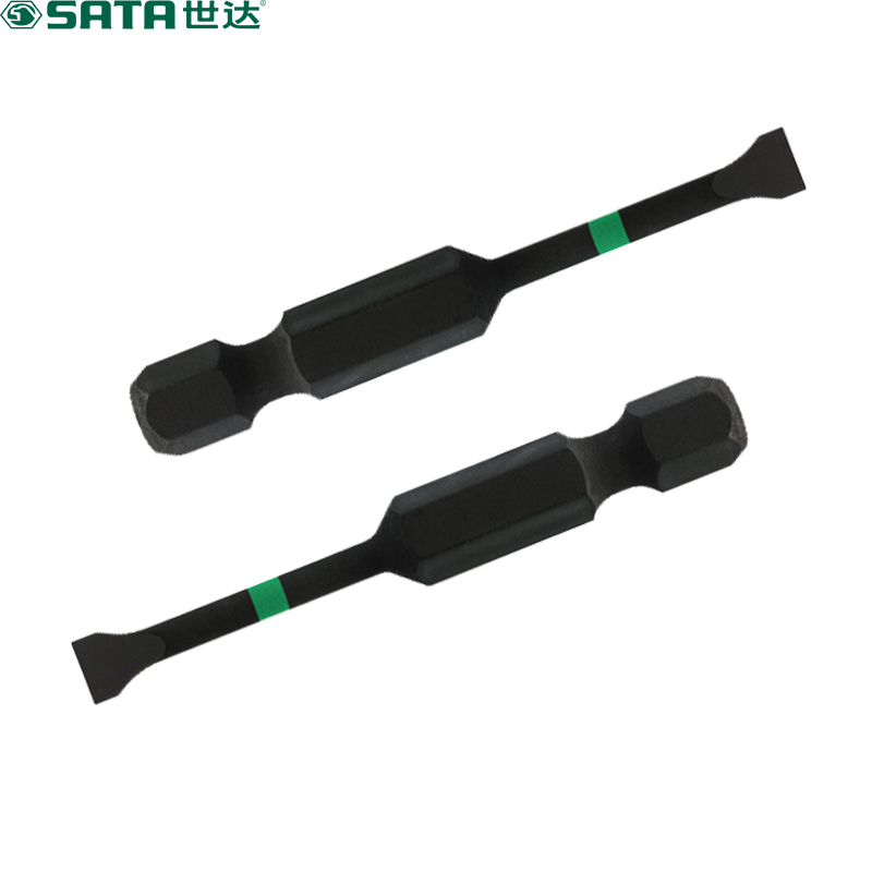 世达 旋具头 59713 6.3mm系列 50mm长 抗冲击一字旋具头 3mm(套)