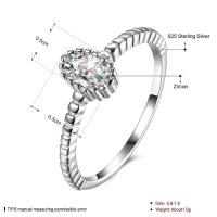 R083Lady Silver Rings戒指女925纯银简约时尚日韩潮人细单戒指环送女朋友七夕情人节礼物