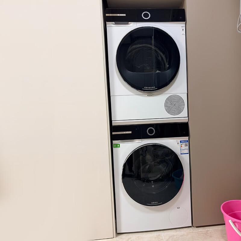 博世WGK754D00W+WQK755U00W 洗烘套装 6系摩德纳 10KG 变频滚筒洗衣机 深层净洗 活氧空气洗智投高清大图