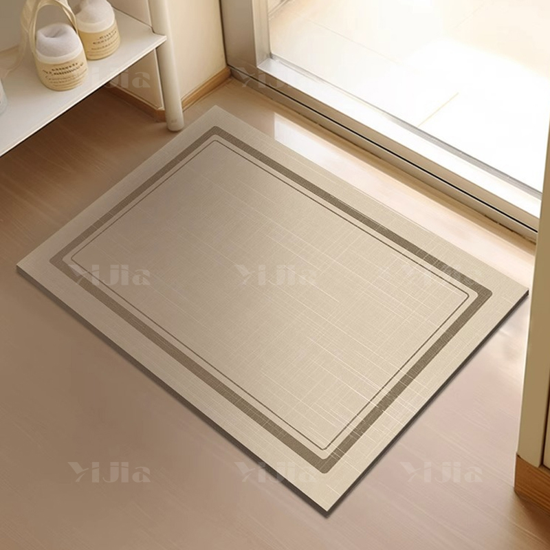 翌嘉YJ40802082 硅藻泥防滑地垫卫生间吸水防滑垫速干脚垫高清大图