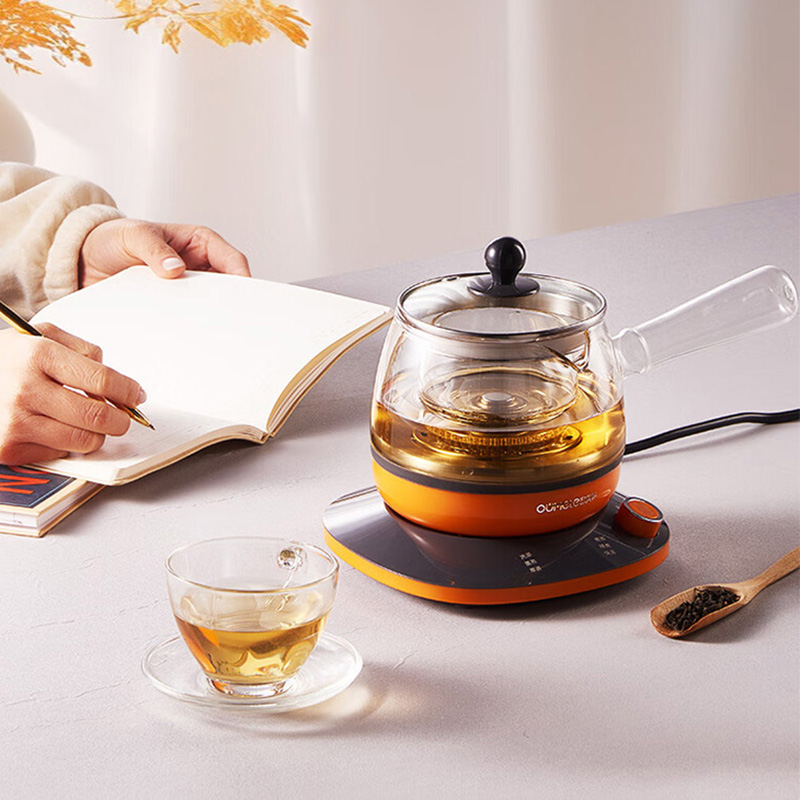 欧美特煮茶器0.5L侧把壶自动保温煮茶壶OMT-PC0502A高清大图