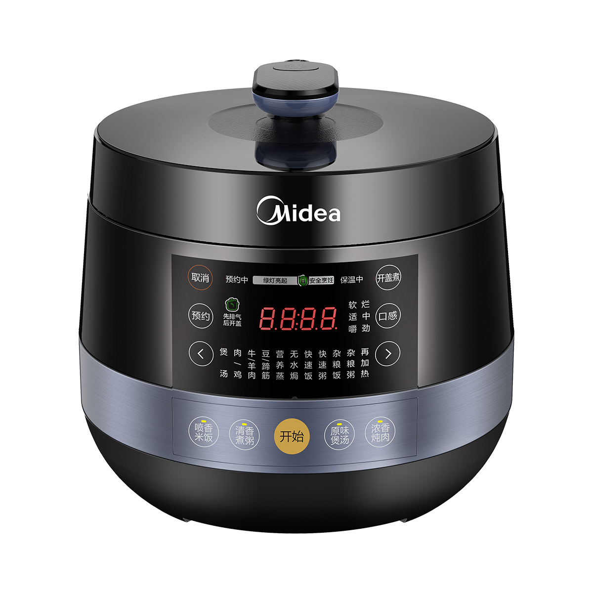 美的(Midea)电压力锅电高压锅压力锅4.8升容量家用智能压力煲双胆多功能煮饭炖菜锅电饭煲MY-YL50Easy202高清大图