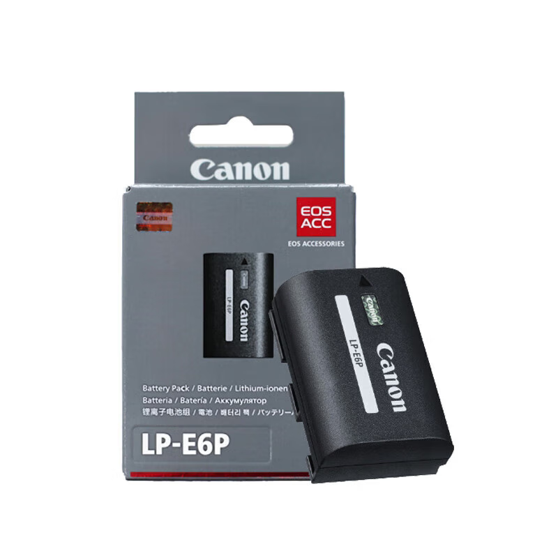 佳能(Canon)LP-E6P 原装相机电池 适用R52 R5 R6 R62 R7 R 5D4 5D3 6D2 90D等高清大图