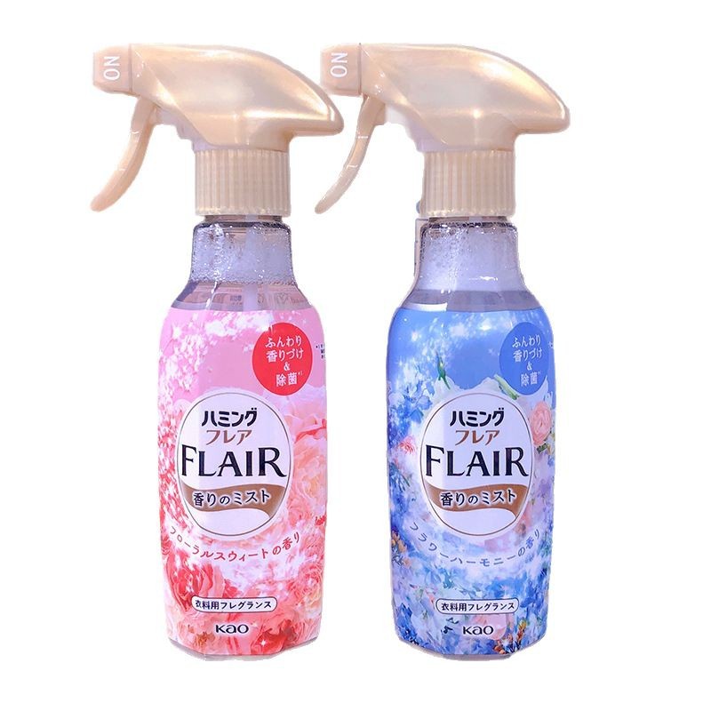 花王(KAO)衣物香氛柔顺喷雾270ml 防静电喷雾衣服去除褶皱异味清新柔顺剂