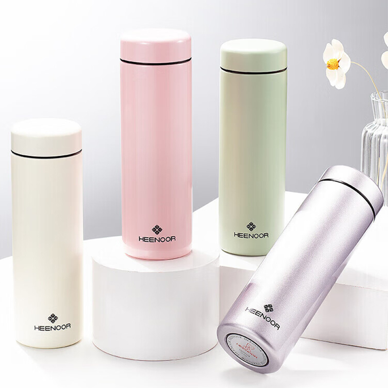 希诺真空杯370ml不锈钢材质精品款N-3261(颜色随机)高清大图