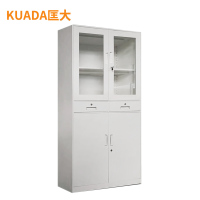 匡大 文件柜铁皮柜办公文件资料储存柜钢制 中二斗文件柜 KDT379