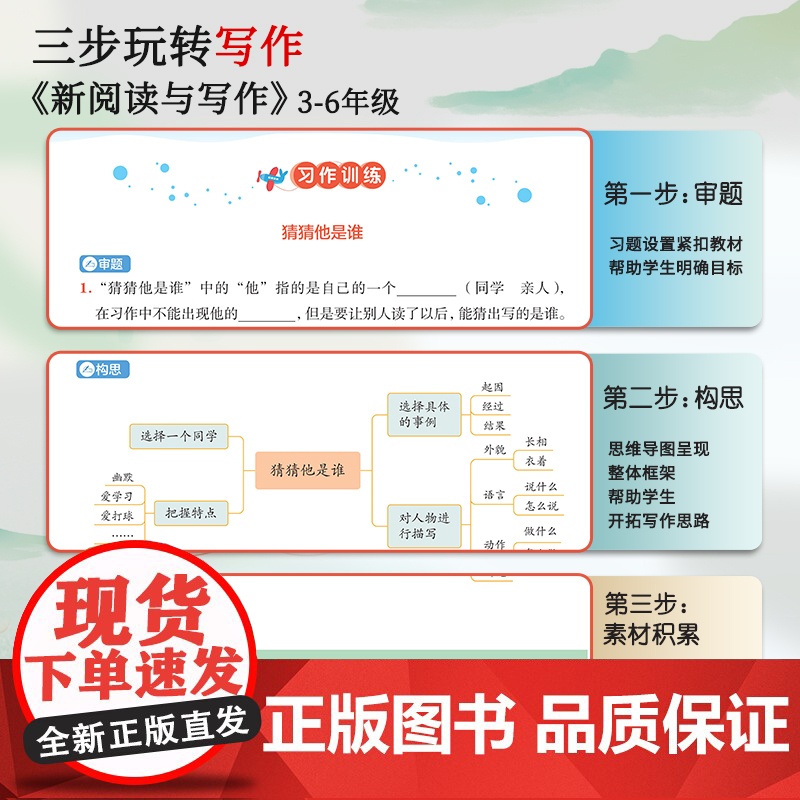 小学语文新阅读与习作一二三年级四五六年级上册下册阅读理解答题公式法阅读理解专项训练三段式答题技巧模版每日一练小橙同学高清大图