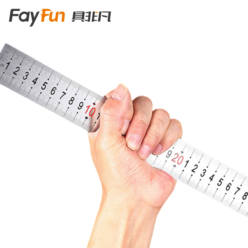 具非凡 钢直尺 30cm把高清大图