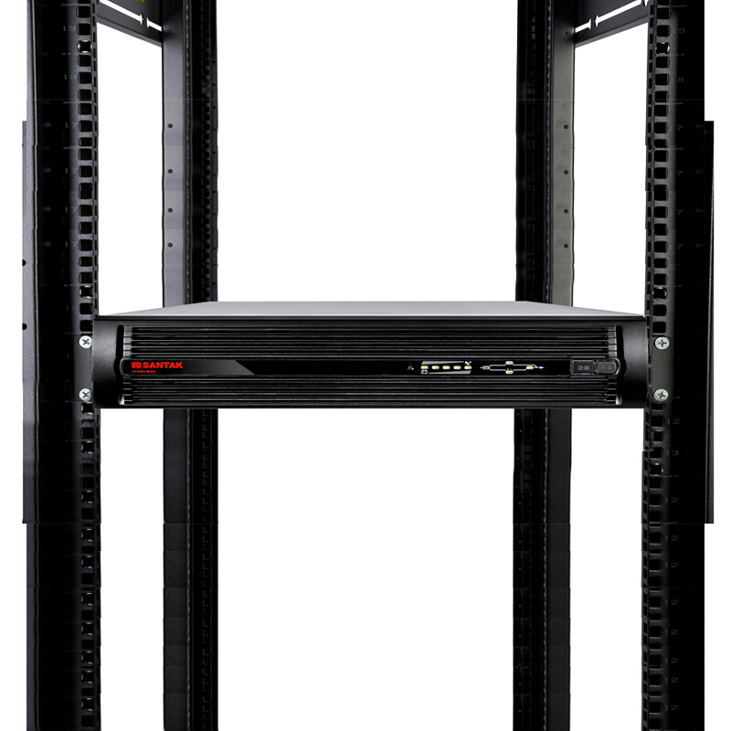 山特C1KR UPS不间断电源 机架式1000VA/800W双转换在线式稳压