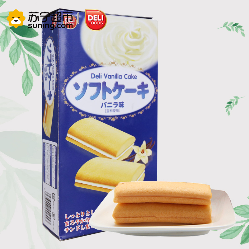 DELIFOODS香草味夹心蛋糕108g