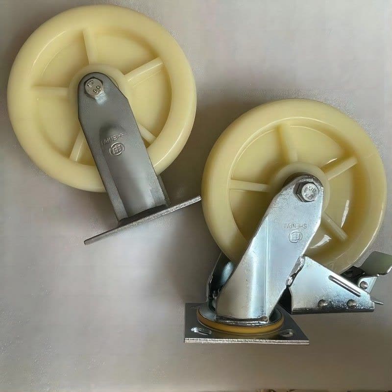 申牌万向轮(SHENPAICaster) 尼龙重型脚轮 万向带刹车8寸图片